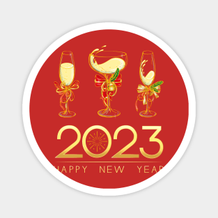 2023 New Years Eve Party Supplies Happy New Year Family Kids Magnet